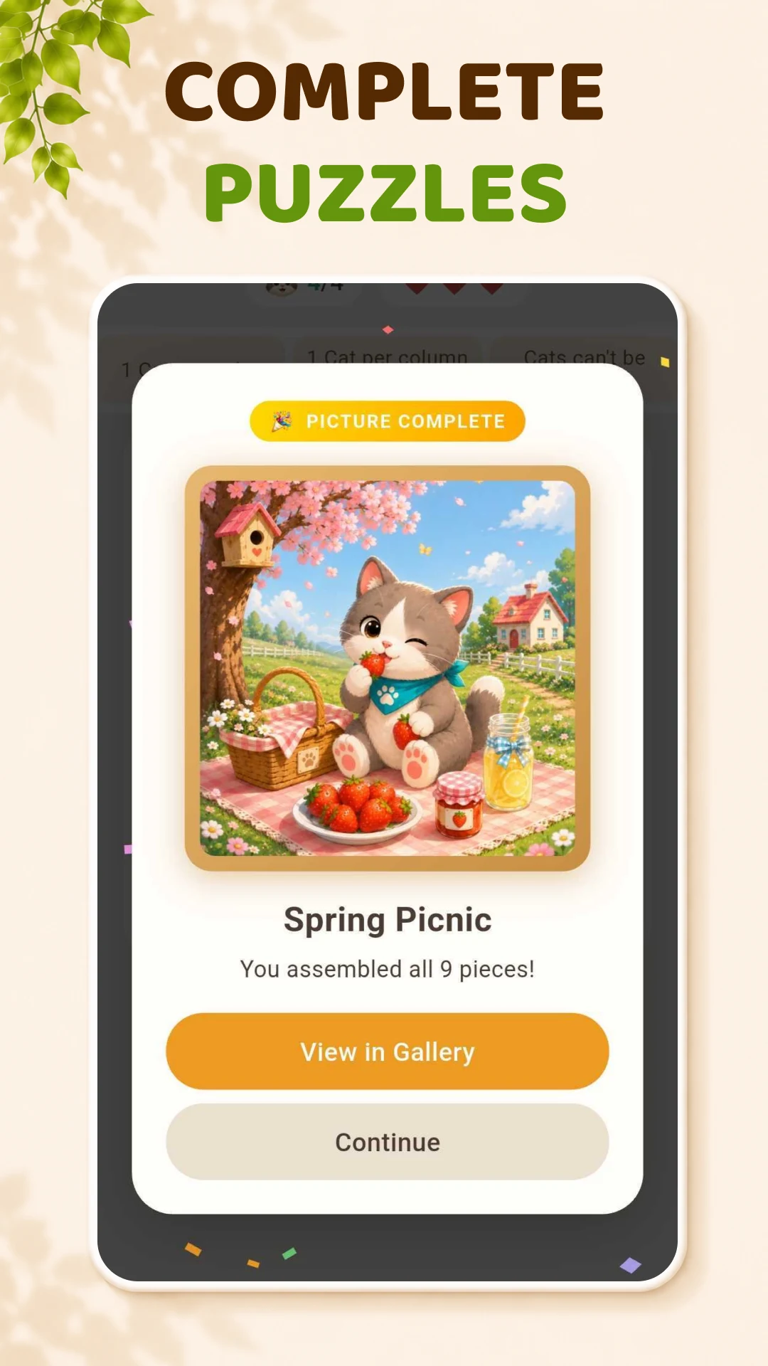 Meow Sudoku: Cat Puzzle Games screenshot